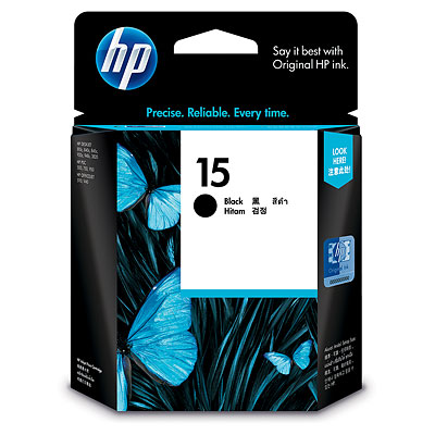 Mực in HP 15 Black Inkjet Print Cartridge (C6615DN)